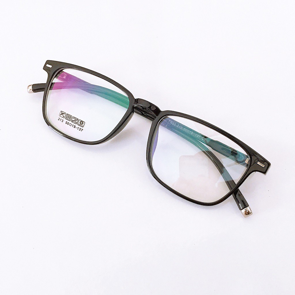 [Mã SKAMCLU7 giảm 10% cho đơn từ 0Đ] Gọng kính cận vuông nhựa dẻo 213 Anh Shop + nhận cắt tròng cận viễn loạn | BigBuy360 - bigbuy360.vn