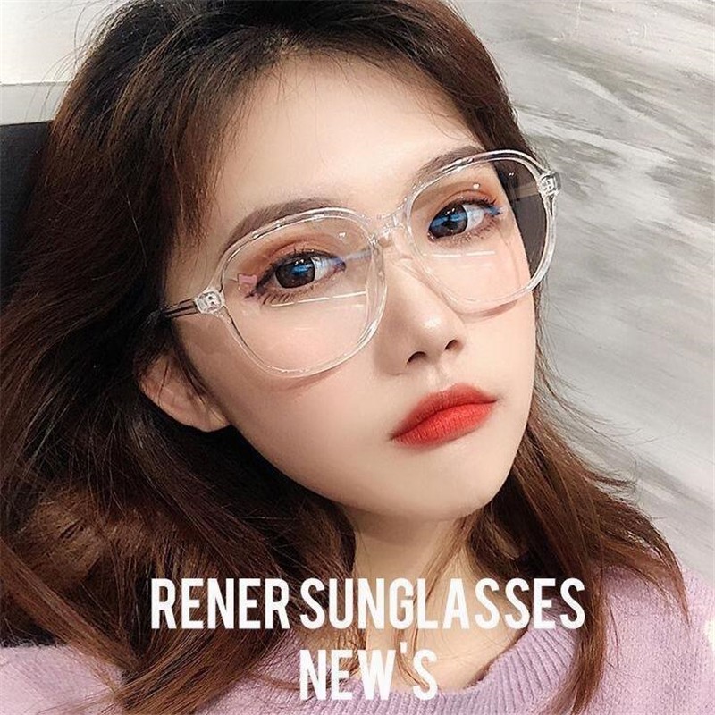 Kính Mát Gọng Oval Trong Suốt Thời Trang Cho Nữ 0-0.5-1.0-1.5-6.0 | BigBuy360 - bigbuy360.vn