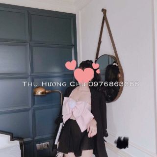 ÁO HAI DÂY NƠ KÈM HOA