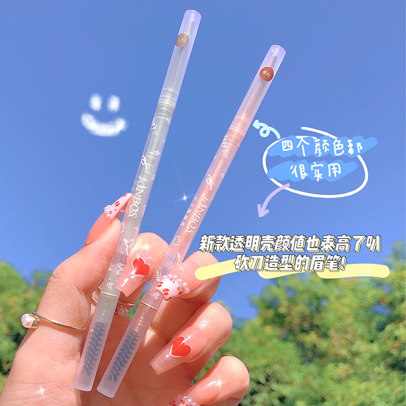♕(Hàng Có Sẵn) Chì Kẻ Lông Mày JONBOS Hai Đầu Chống Thấm Nước Lâu Trôi Chống Mồ Hôi NO.J001