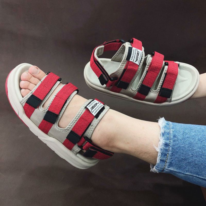 (Fullbox)Dép Sandal Vento SD1001 màu Đen trắng (size 36-43)