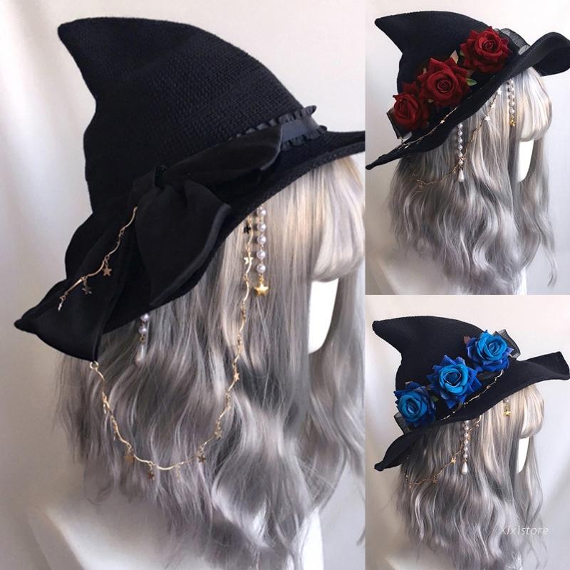 Mũ phù thủy phong cách Lolita hóa trang Halloween