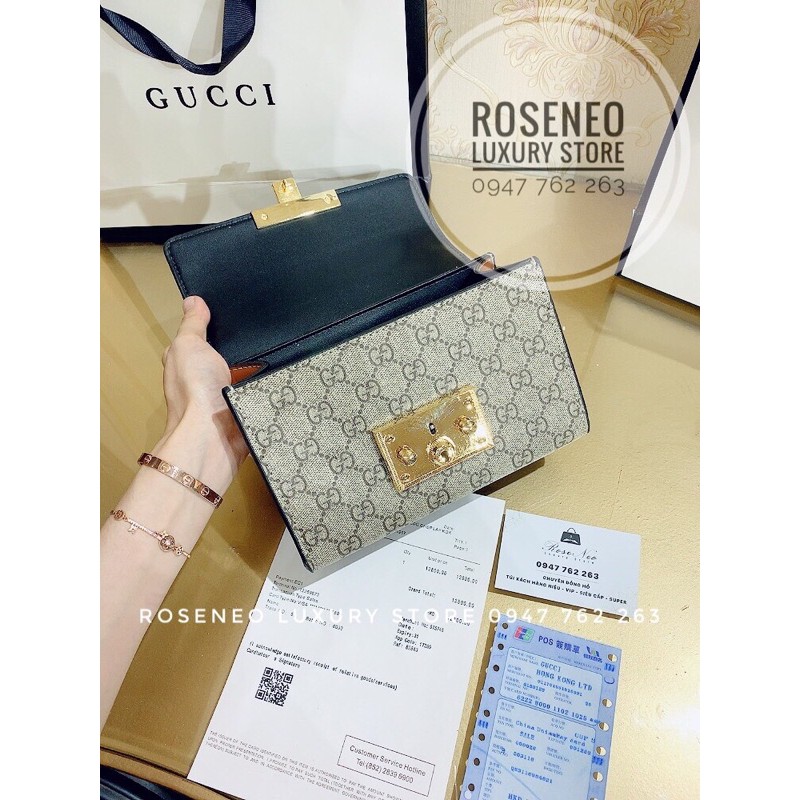 Túi đeo chéo PADLOCK SUPREME GG SIÊU CẤP
