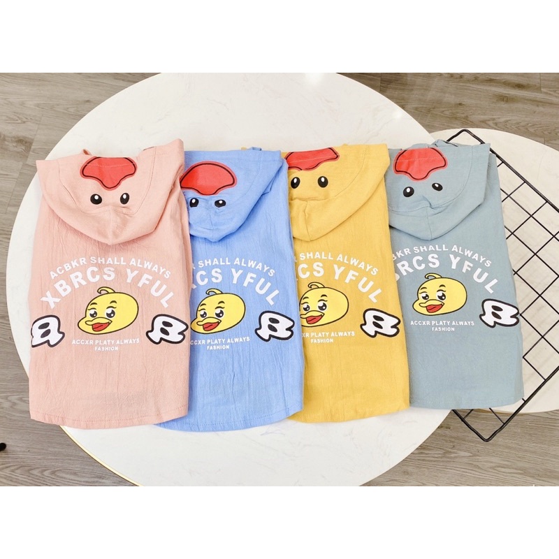 áo chống nắng Vịt ngộ nghĩnh đuôi tôm xinh yêu cho bé - acnv