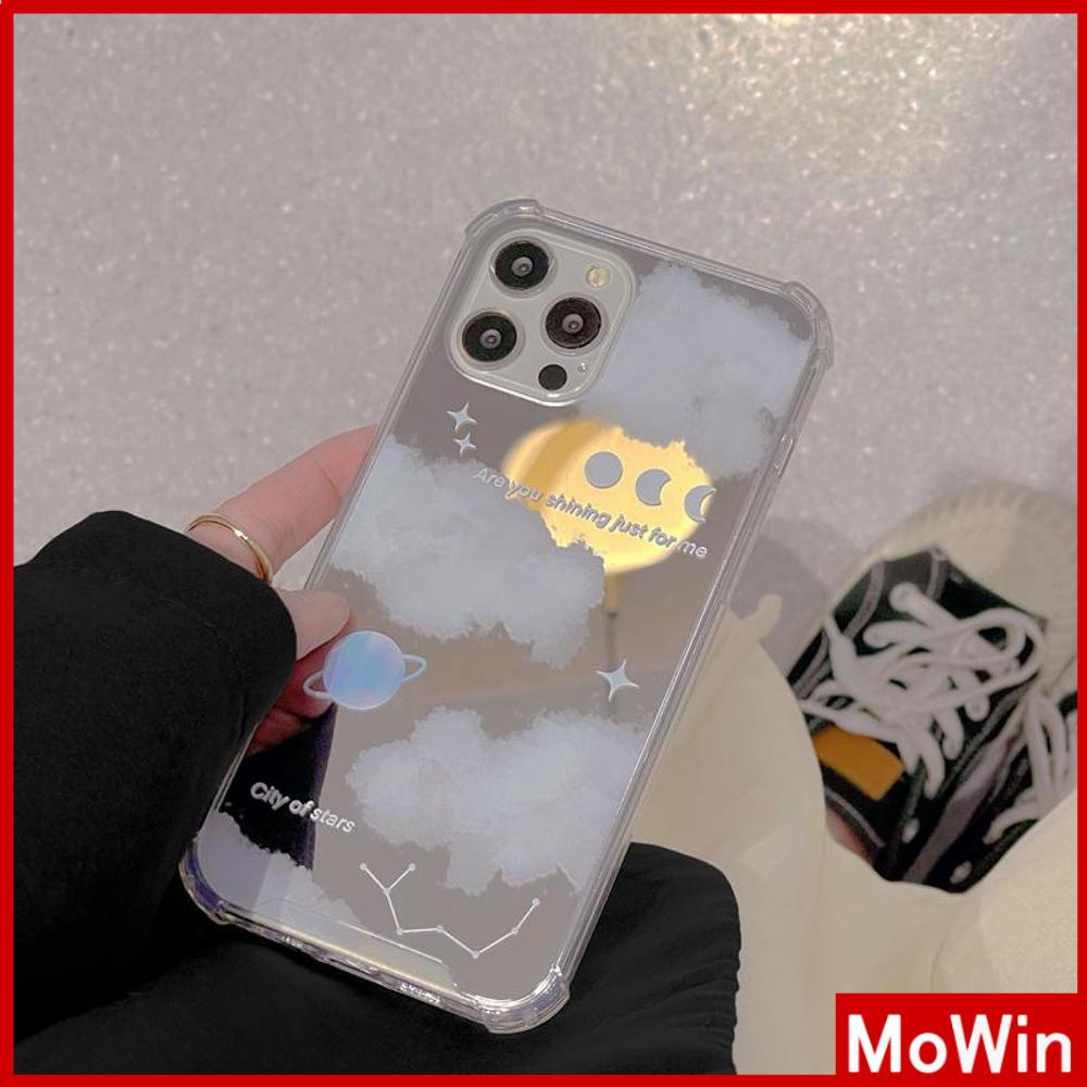 Ốp điện thoại acrylic tráng gương chống sốc bảo vệ ống kính máy ảnh thích hợp cho iPhone 11 13promax 12promax 7plus xr