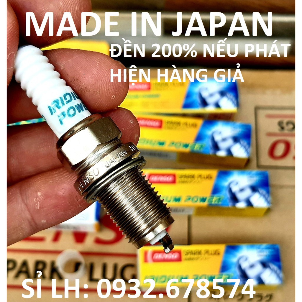 Bộ 3 Bugi ô tô DENSO JAPAN Iridium IK20 MADE IN JAPAN
