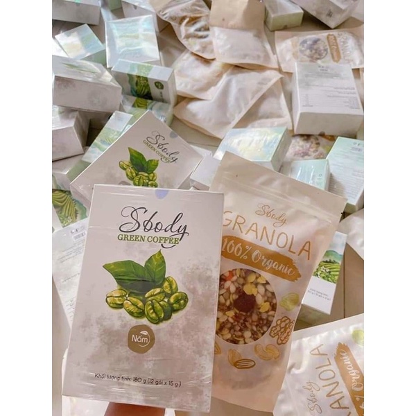 Nấm giảm cân sbody Green coffee dạng bột pha