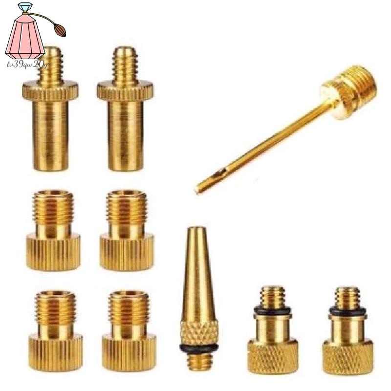 Set 15 đầu bơm bánh xe đạp tiện lợi
