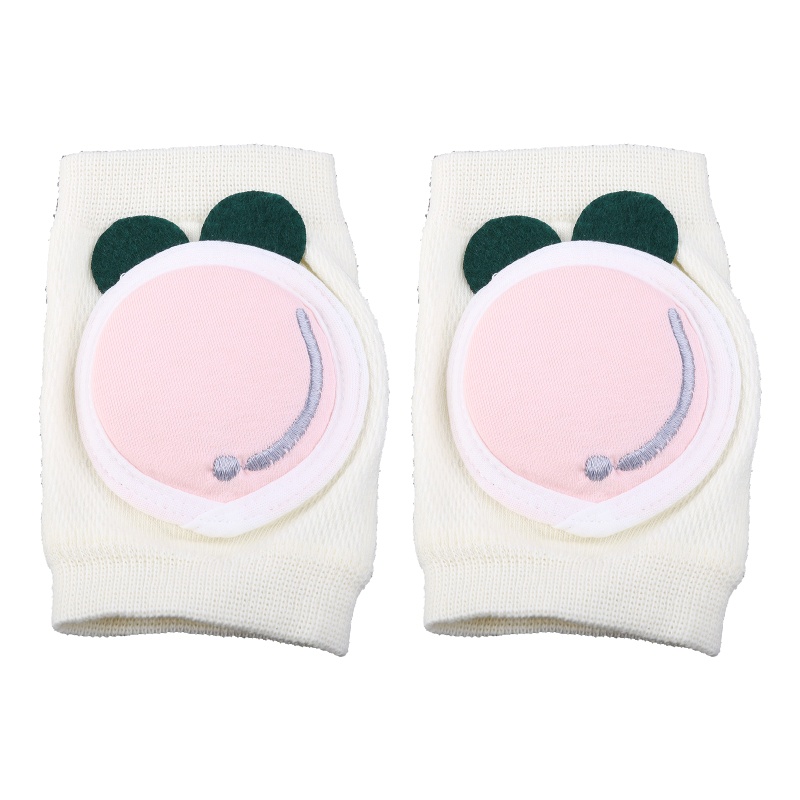 1 Cặp Đệm Đầu Gối Làm Ấm Chân Co Giãn Có Thể Điều Chỉnh Hỗ Trợ Bé Tập Bò