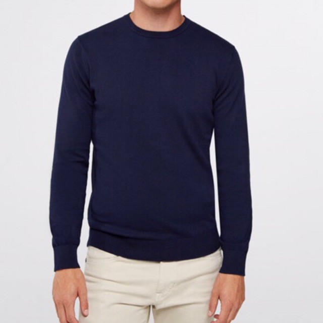 Áo nam dệt kim sweater cortefiel xuất dư