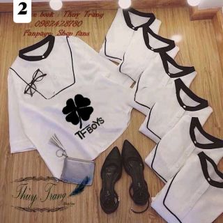 Áo Sơ Mi Cổ Trụ TFBOYS