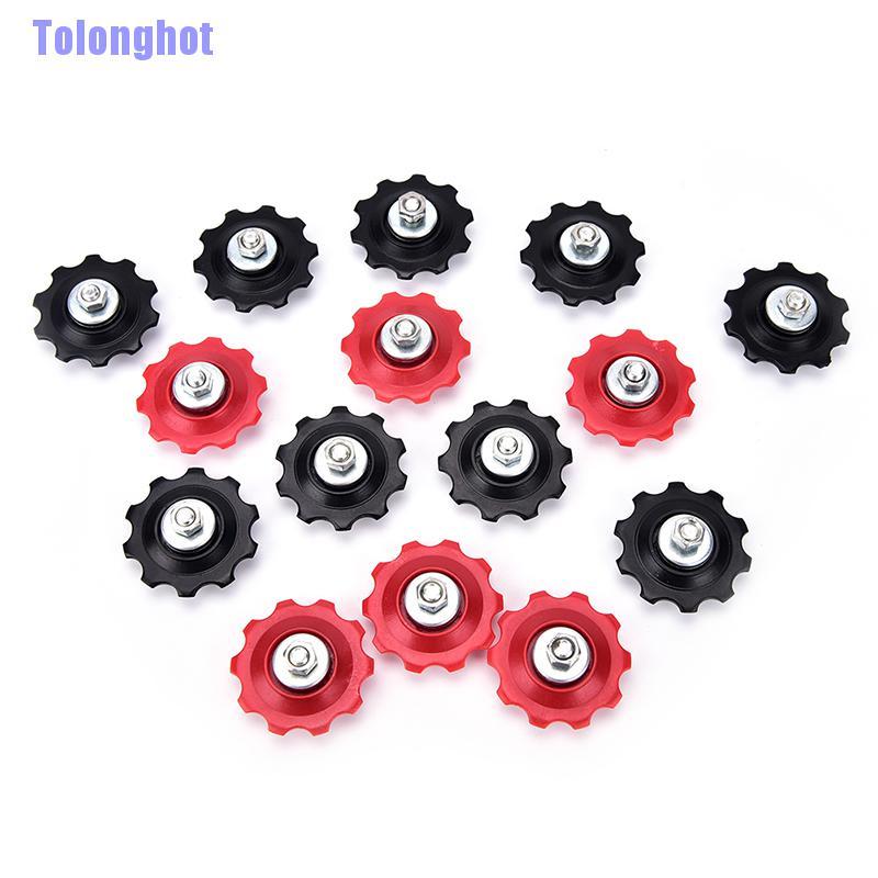 Tolonghot> 1pcs Mountain Bike Bicycles Cycling Rear Derailleur Guide Roller Jockey Wheel