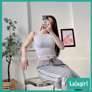 Áo Croptop Ba Lỗ Ôm Body Kiểu Dáng Basic Trơn Chất Len Tăm [CRL]