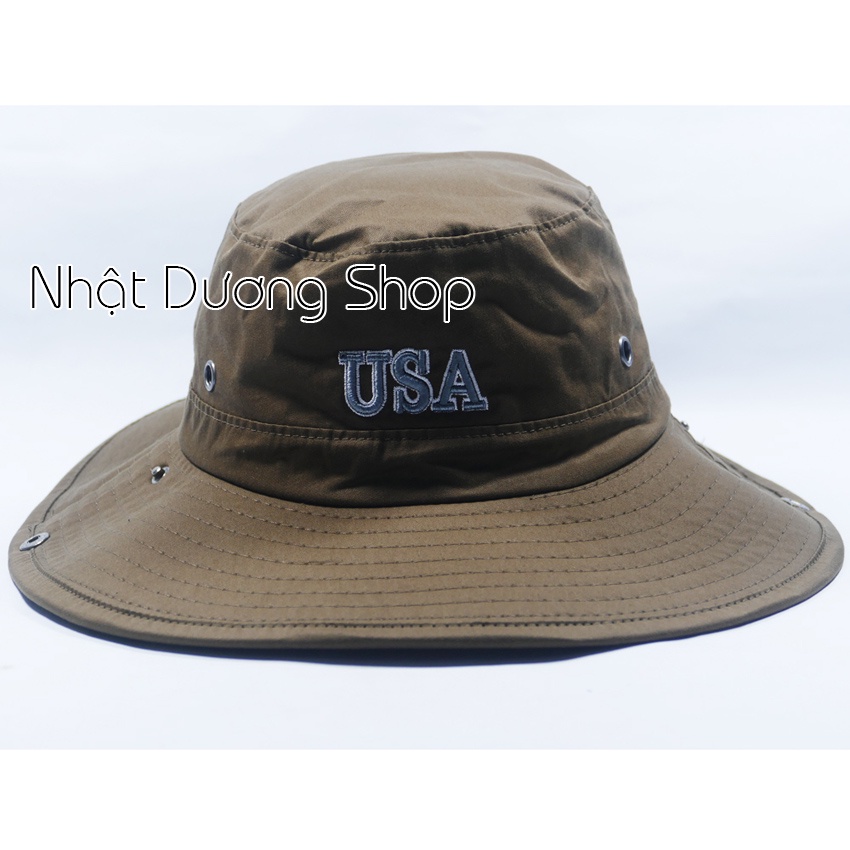 [ Nhiều mẫu ] Mũ tai bèo nam size đầu rộng thoải mái nón tai bèo lính vành to được đóng sò cao cấp kết hợp vải cotton