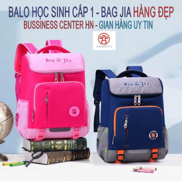 [Giảm 50%] Balo học sinh cấp 1 Bagjim chống nước Hàng cao cấp Kích thước lớn hàng siêu nhẹ