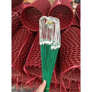 Móc kẽm bọc nhựa treo lan ( dài 70cm, 80cm).