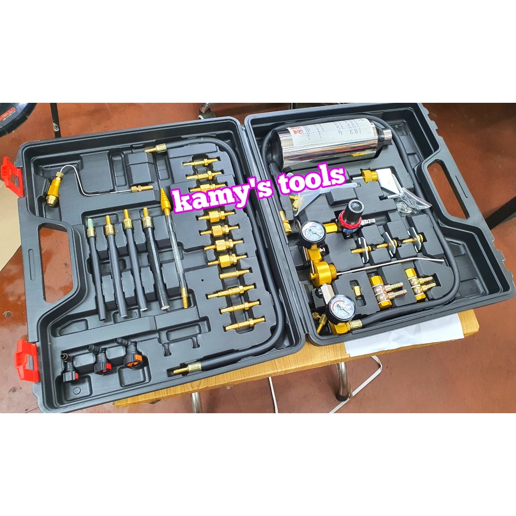 Dụng cụ vệ sinh xúc rửa kim phun buồng đốt xúc béc ô tô dùng khí nén Trigoldte