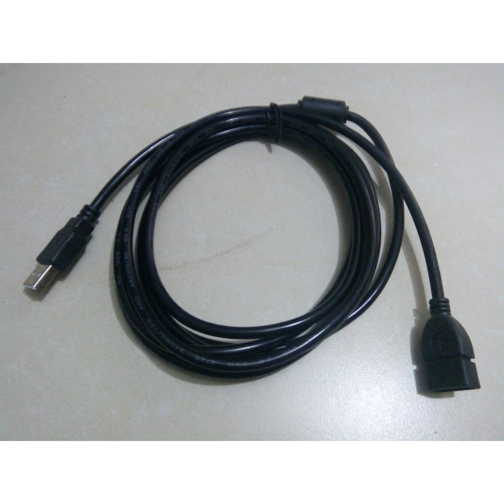 Dây cáp USB nối dài 3m đen