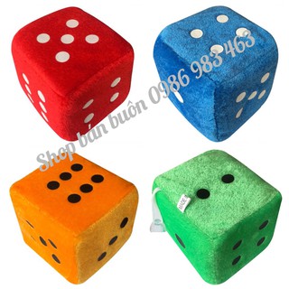 Xúc Xắc Bọc vải Nhung 10cm