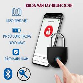 Ổ khoá vân tay thông minh sạc điện chống trộm usb 10 vân tay
