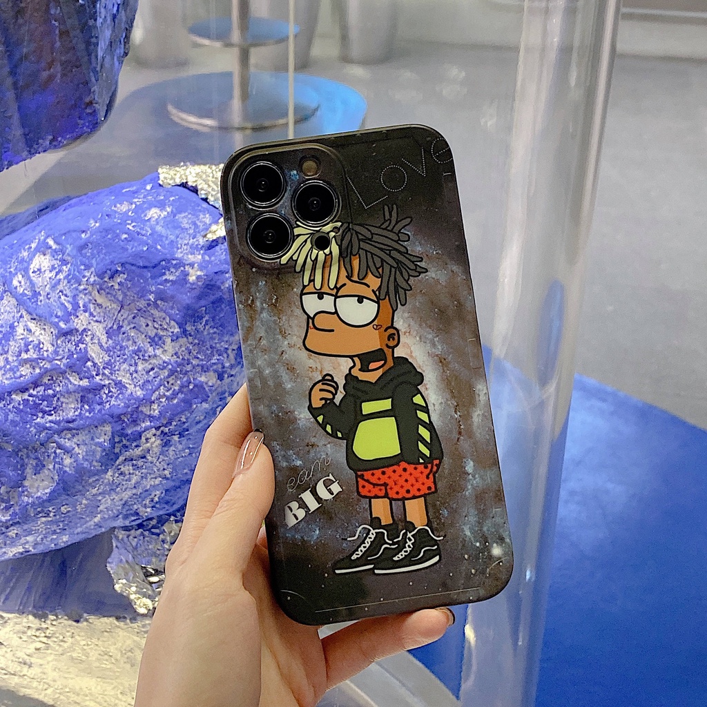 Ốp Điện Thoại In Hình Simpson Cho iPhone13Pro iP12Pro iPhoneXR iPhone11 12Promax 13Promax 11 12 13