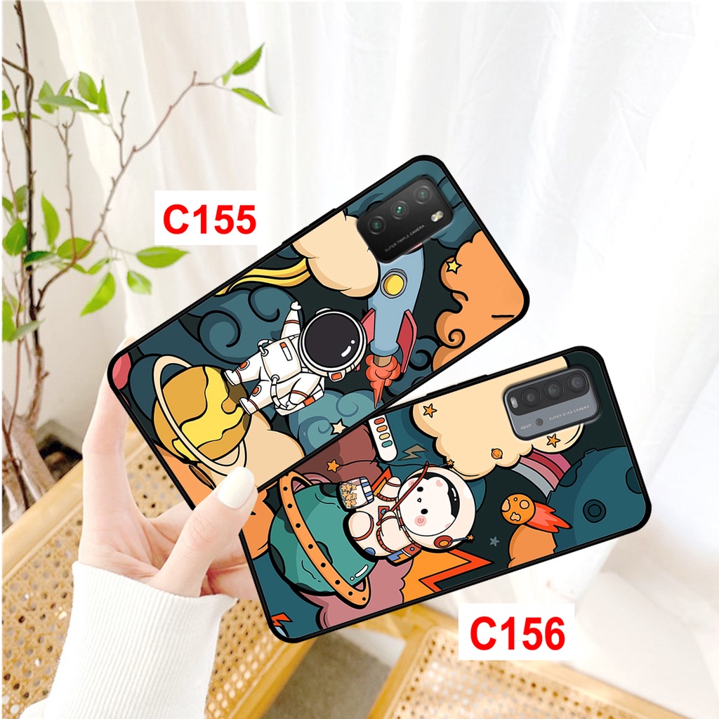 Ốp Redmi 9T - Xiaomi Poco M3  in hình phi hành gia, vũ trụ ngân hà. ốp lưng Xiaomi Redmi chất lượng.