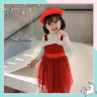 Đầm noel cho bé gái - váy noel cho bé gái - váy noel cho bé sơ sinh - chee babyhome