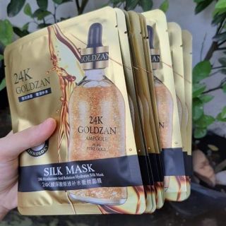 Hộp 10 miếng mặt nạ vàng 24k dưỡng ẩm da - nội địa trung