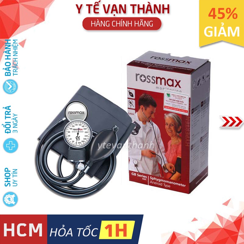 ✅ [HÀNG CTY] Máy Đo Huyết Áp Cơ: Rossmax (Rosmax) (Tặng Ống Nghe Chính Hãng) -VT0498