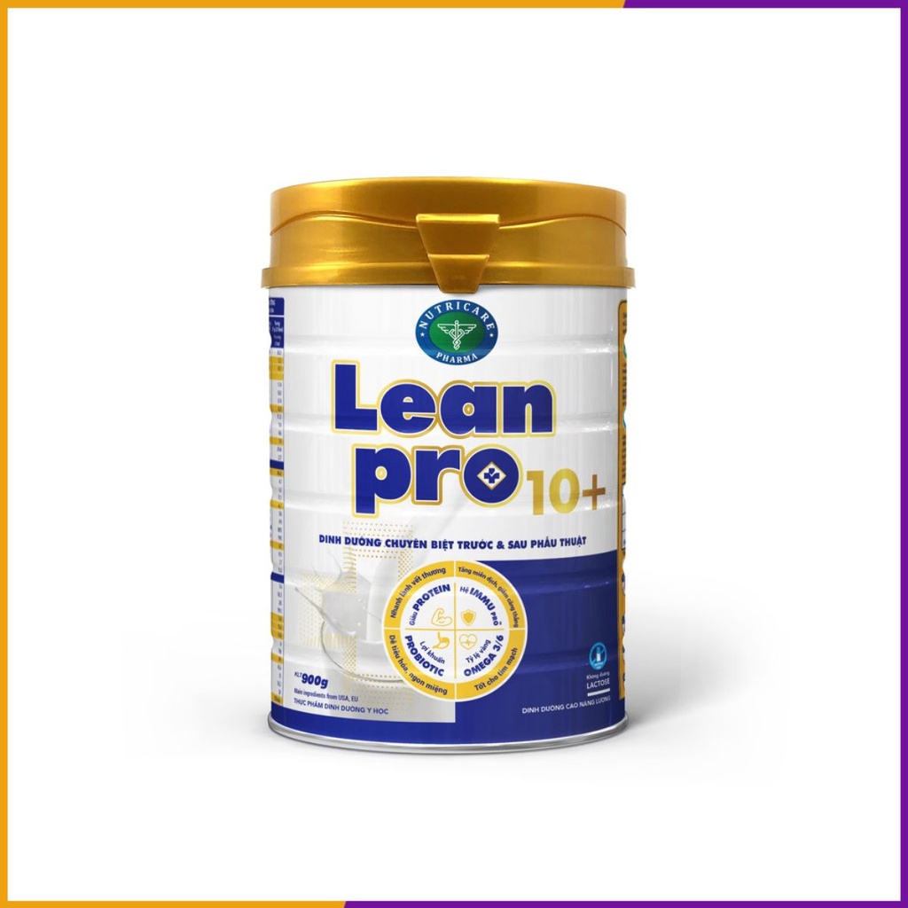 Sữa LEAN PRO 10+ 400gr - DINH DƯỠNG CHUYÊN BIỆT CHO BỆNH NHÂN TRƯỚC VÀ SAU PHẪU THUẬT