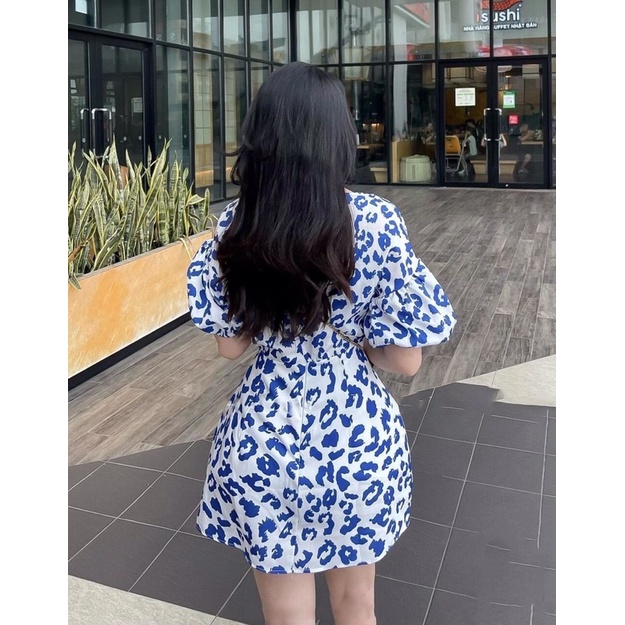 VÁY BEO XANH THÔ ĐŨI