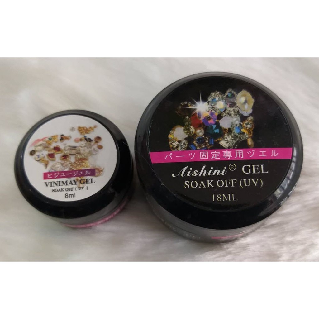 Gel Đính Đá, Gel Gắn Đá Vinimay Aishini - Lẻ 1 Hộp 18ml