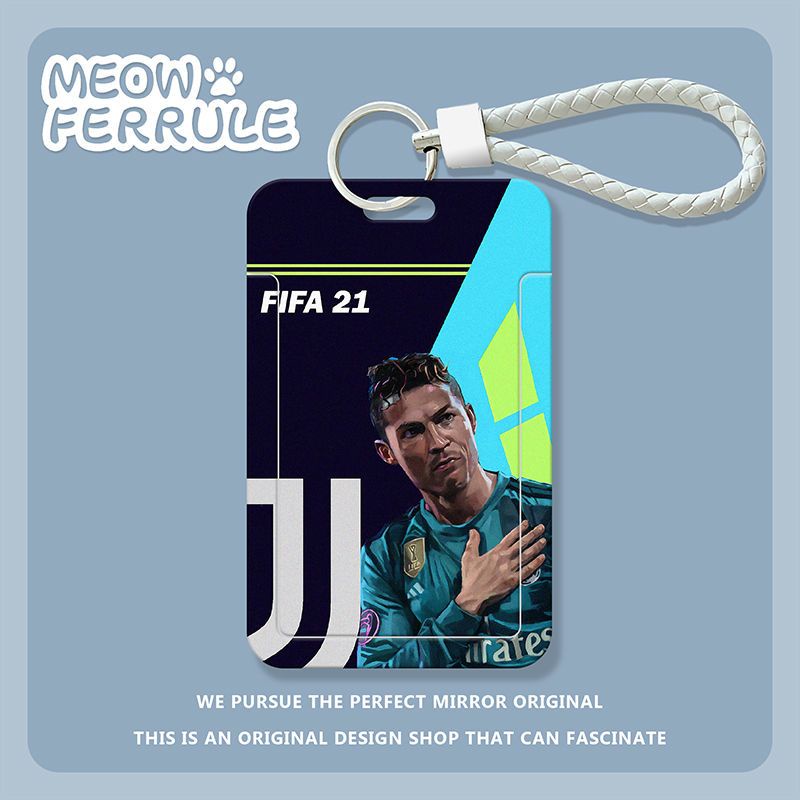Bộ Thẻ ID / Thẻ ID Hình Ngôi Sao Bóng Đá Ronaldo Bảo Vệ Truy Cập m