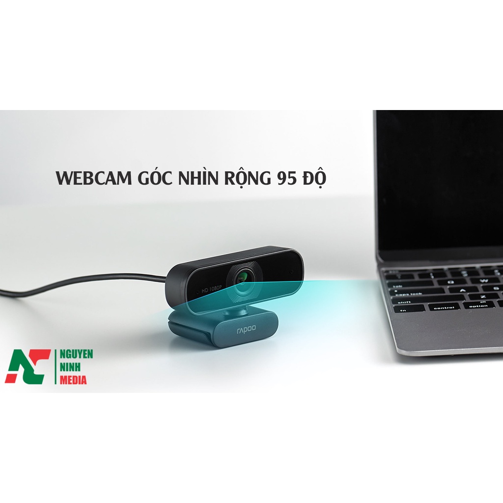 [Mã 1511ELSALE hoàn 7% đơn 300K] Webcam Rapoo C260 Độ Phân Giải Full HD 1080p - Hàng Chính Hãng | BigBuy360 - bigbuy360.vn