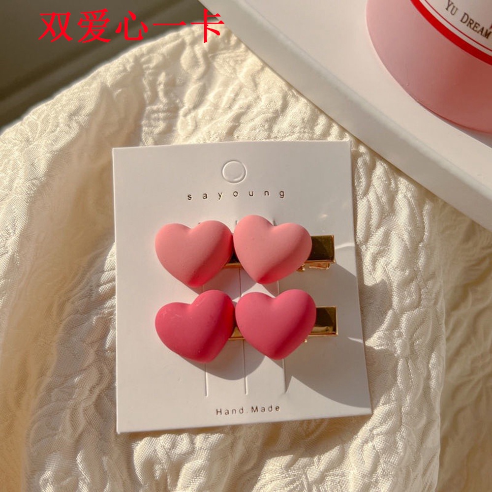 Kẹp Tóc Hình Hoa/Nơ Màu Hồng Ngọt Ngào Thời Trang Cho Nữ