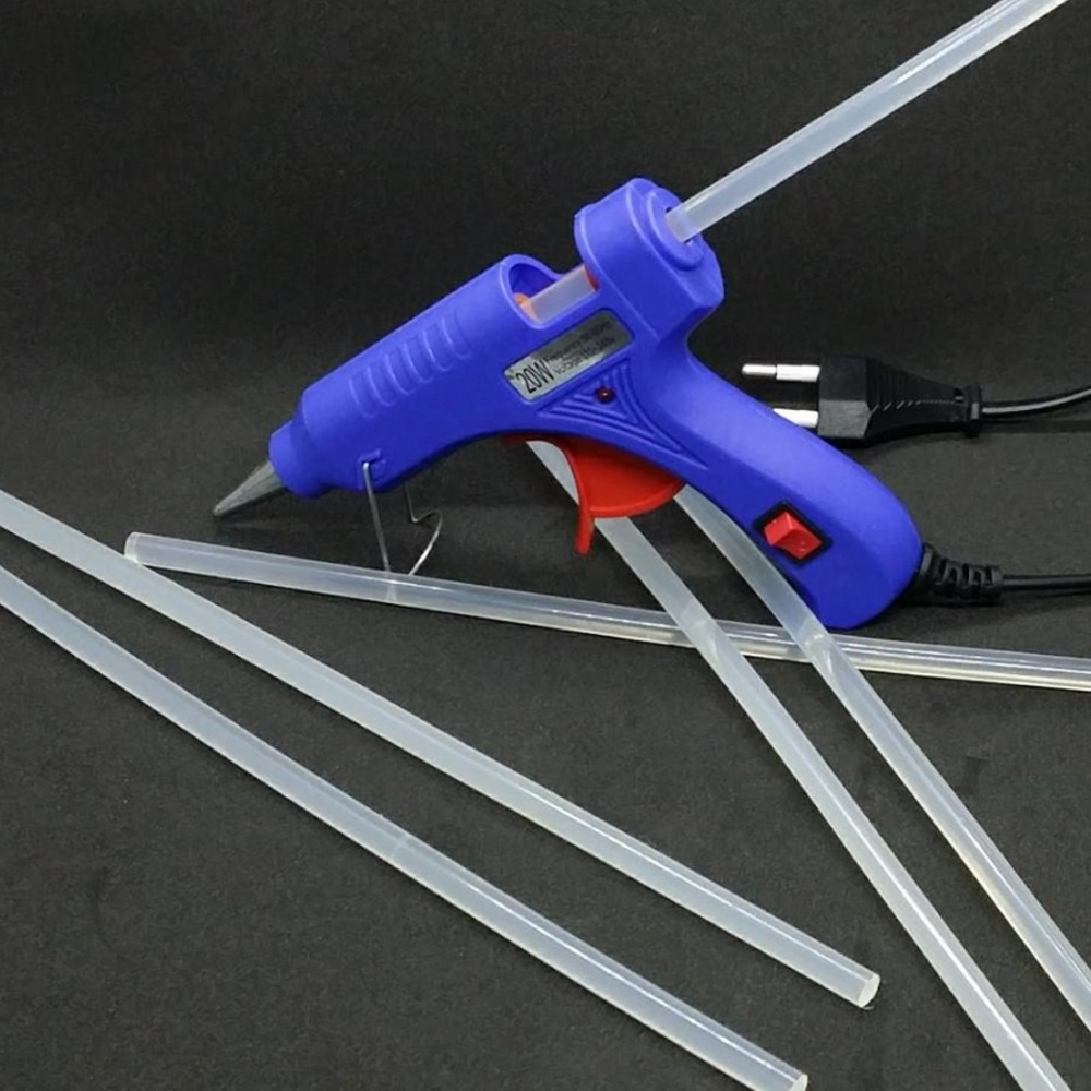 Súng Bắn Keo Nến Silicon Máy 20W Dùng Sửa Chữa Trong Gia Đình Làm Đồ Hand Mad Chất Lượng Cao Tiện Dụng