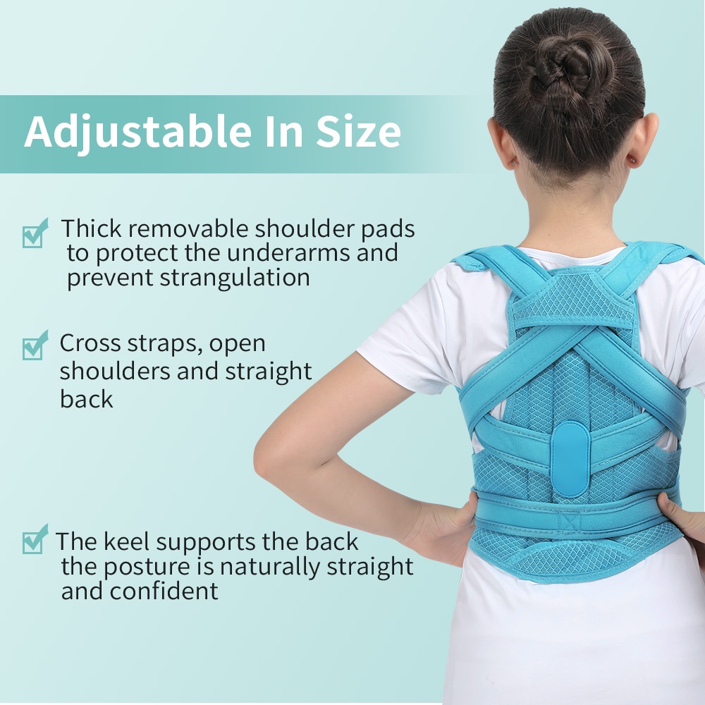 Đai đeo điều chỉnh tư thế JUNLAIKANG cho lưng và cột sống trẻ em