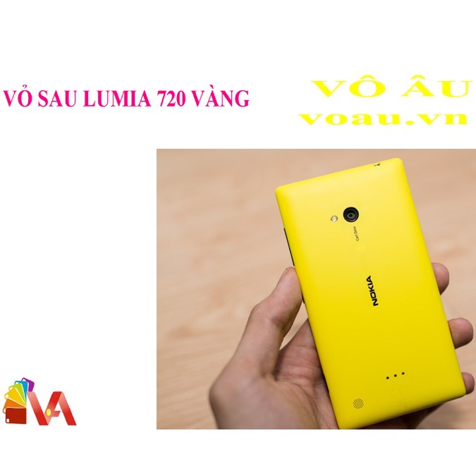 VỎ LUMIA 720 MÀU VÀNG [VỎ ZIN XỊN]