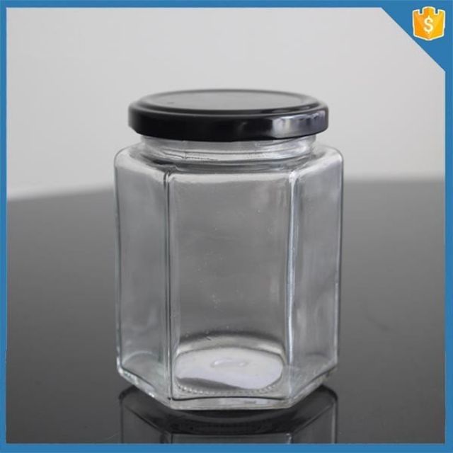 Combo 10 lọ thủy tinh lục giác 500ml 730ml