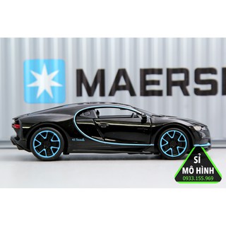 Mô hình xe Bugatti Chiron 1:32 Đen