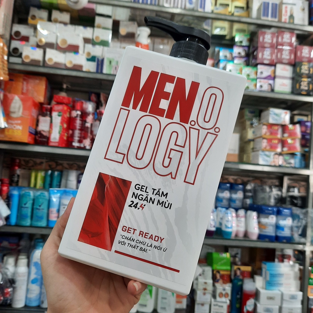 Gel Tắm MEN.O.LOGY Ngăn Mùi 24h Get Ready 630ml