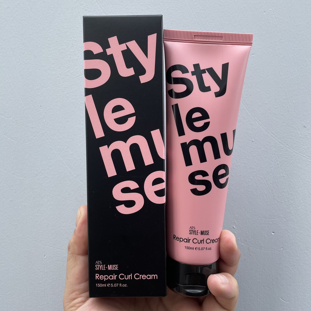 KEM TẠO KIỂU TÓC UỐN ATS STYLEMUSE REPAIR CURL CREAM 150ML