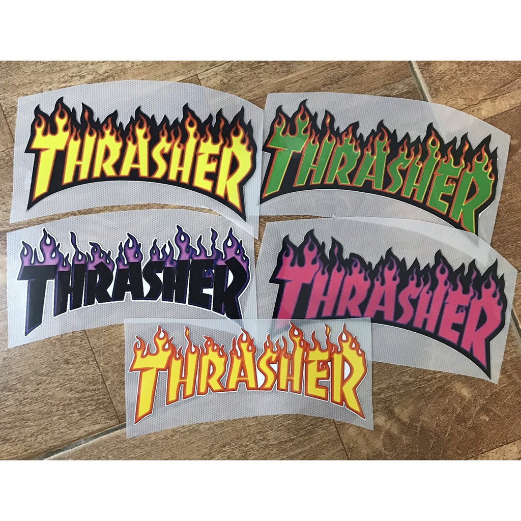 Hình ủi, hình ép nhiệt - Thrasher (nhiều mẫu)