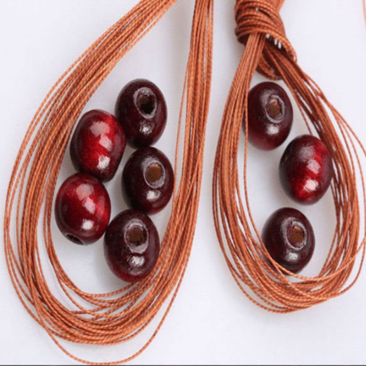 Bộ lót ghế, tấm lưới tựa lưng massage hạt gỗ dùng cho xe ô tô, tích hợp 2 màu