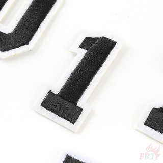 Miếng vá ủi thêu số- sticker ủi thêu- patch ủi là