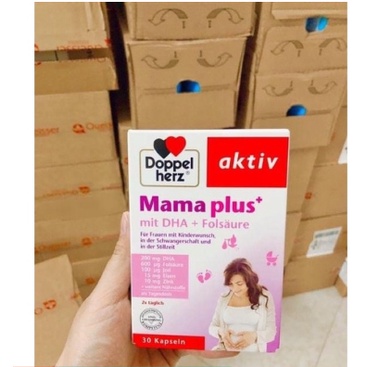 VITAMIN BẦU DOPPELHERZ MAMA PLUS DHA 30 VIÊN