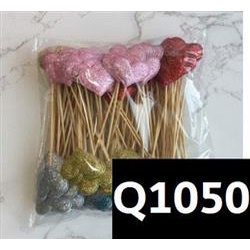 CAM-Túi 100 cây tim,sao,miện nhũ.