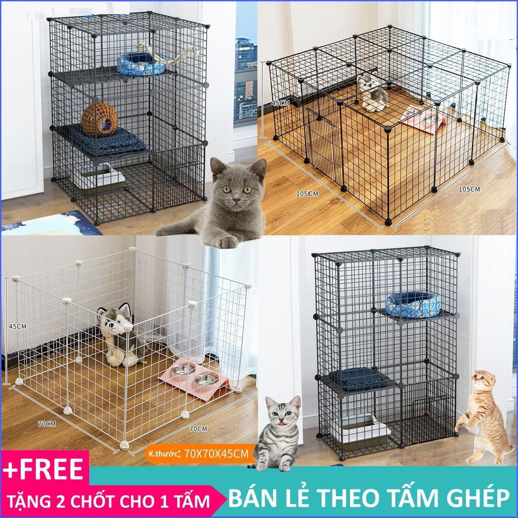 (SLL- Bán Theo Tấm) Tấm Lưới Ghép Đa Năng, Kệ Sách Giá Để Đồ, Chuồng Thú Cưng Lắp Ghép