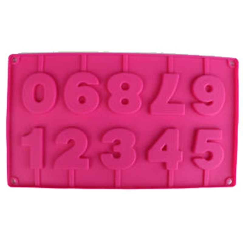 Khuôn Silicone Làm Bánh Hình Số Độc Đáo
