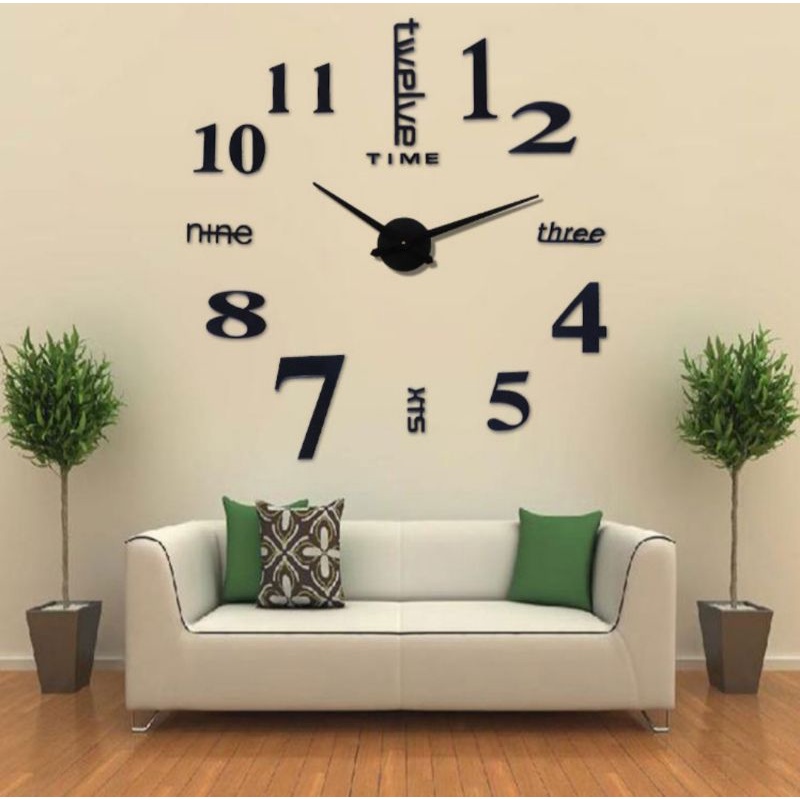 Đồng Hồ Treo Tường DIY Đường Kính Lớn 80-130CM